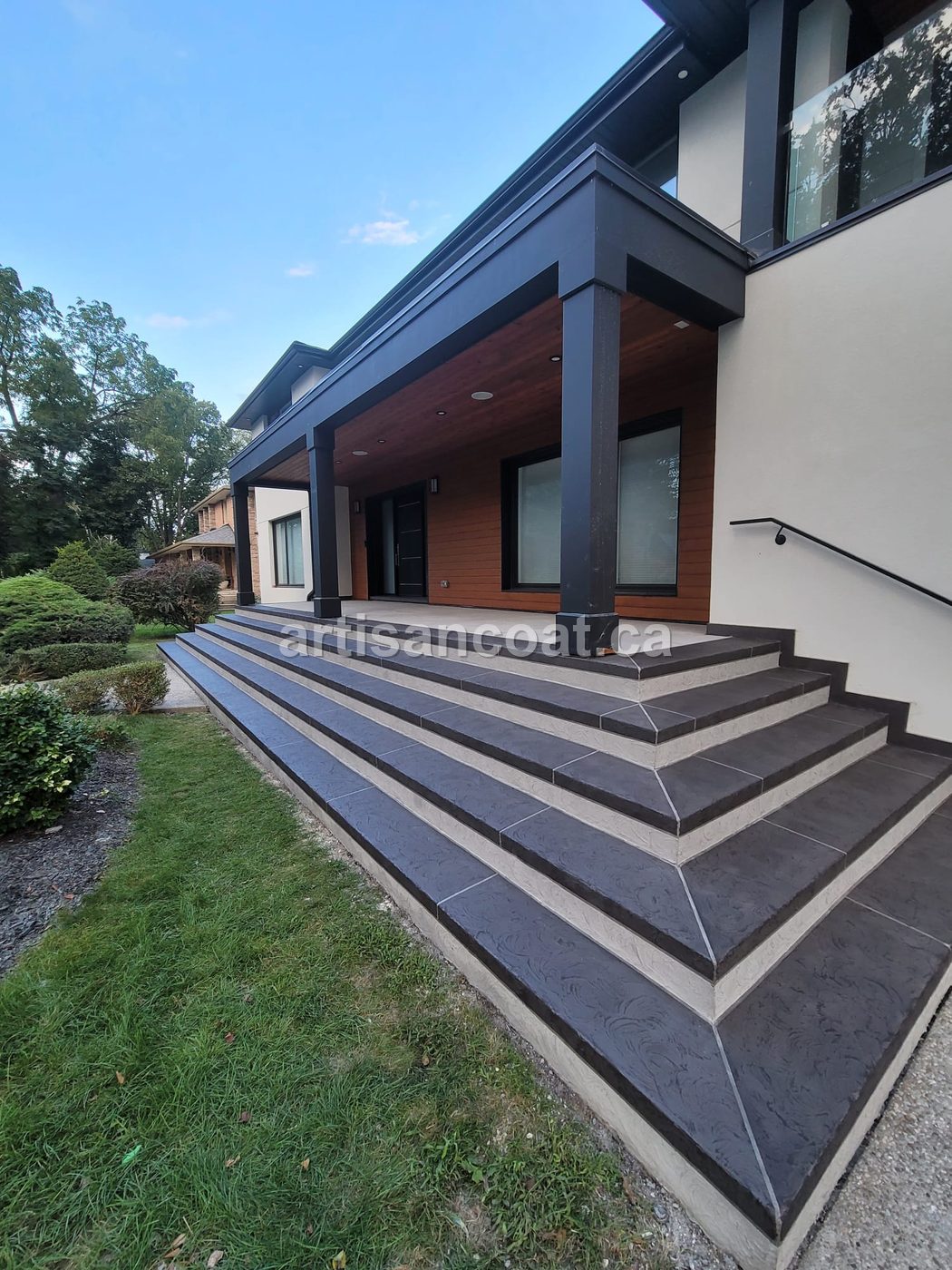 decorative-concrete-flagstone-steps-after-tile-removal-vaughan